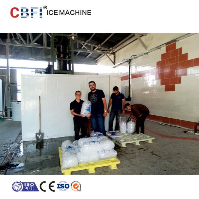 Edible Level 5 Ton Ice Tube Machine With Germany Bitzer Compressor