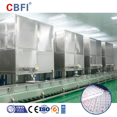 دستگاه ساخت مکعب یخ صنعتی 5 تنی سفارشی برای سیستم یخ CBFI