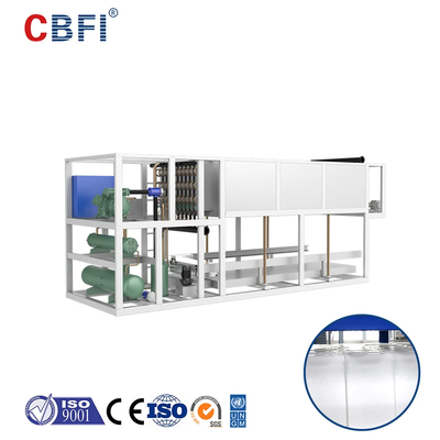 دستگاه تولید یخ با تبخیر کننده فولاد ضد زنگ با گواهینامه CE / ISO