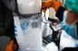 30 تن دستگاه تولید یخ اتوماتیک استوانه ای ماشین تولید لوله یخ خنک کننده آب