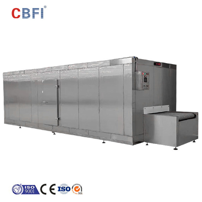 مکعب هویج Iqf Blast Flash Machine Quick Freezing Iqf Tunnel Freezer