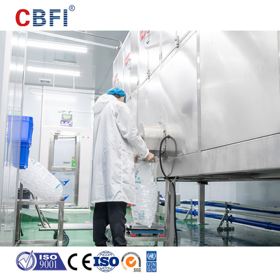 دستگاه یخ مکعب فولاد ضد زنگ با کمپرسور Bizter / Frascold - خنک سازی بدون تلاش