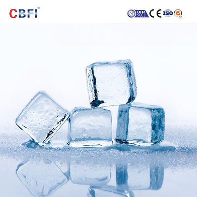 دستگاه یخ مکعب فولاد ضد زنگ با کمپرسور Bizter / Frascold