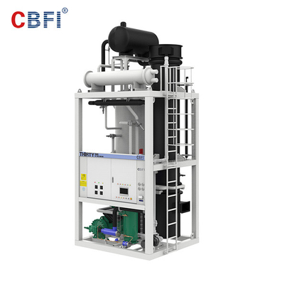 دستگاه یخ خوراکی اتوماتیک لوله 45 تن با کنترل برنامه PLC