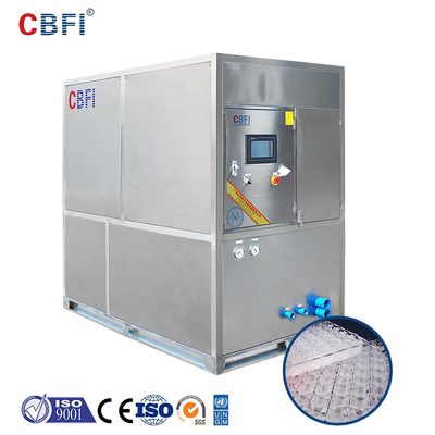 دستگاه یخ مکعب فولاد ضد زنگ با کمپرسور Bizter / Frascold - خنک سازی بدون تلاش