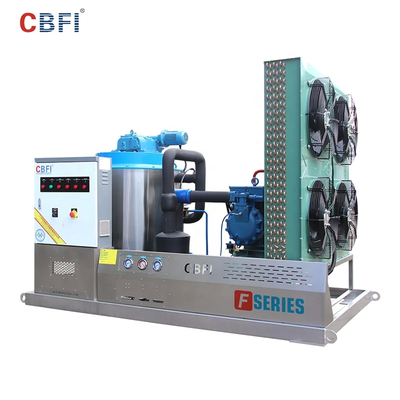 کمپرسور هانبل فلاک یخ ساز 1-60 تن / 24 ساعت ظرفیت ماشین تولید یخ خودکار