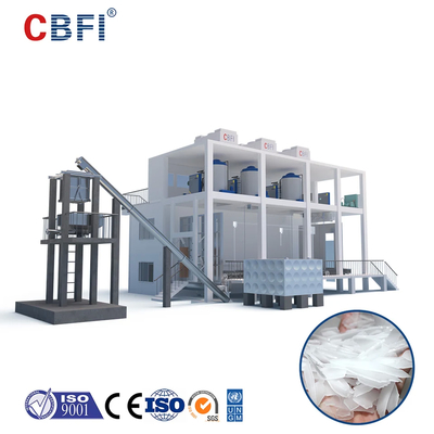 ماشین یخ فلک صنعتی 1-60 تن بدون تلاش دمای یخ -5 ° C Bitzer / کمپرسور Copeland